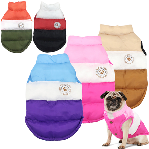 Warm Dog Clothes For French Bulldog Pug Chihuahua Winter Dog Coat Jacket Pet Puppy Clothes Costume Pets Clothing Vest ► Photo 1/6