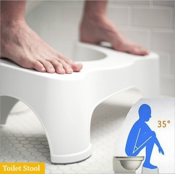 Bathroom Squat Home Folding Squatting Stool Toilet Compact Squatty-Potty Stool 