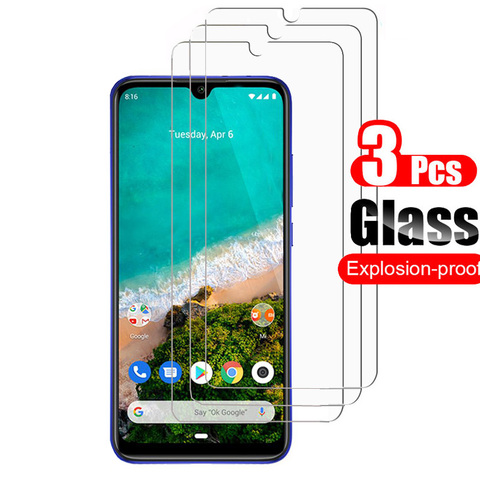 3Pcs For Xiaomi Mi A3 MiA3 Tempered Glass Screen Protector Shield For Xiaomi Mi A3 Protective Glass Film 9H 0.26mm ► Photo 1/6