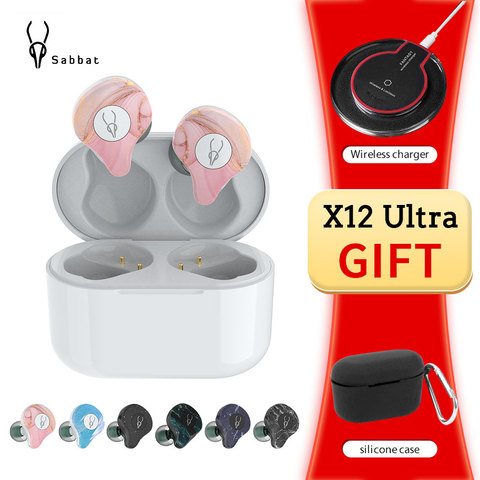 Sabbat X12 Ultra TWS Earphone Wireless Earbuds Bluetooth 5.0 Headset IPX5 Waterproof APX-T Audio 3.7V In-Ear ► Photo 1/6