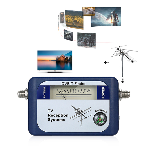DVB-T TV Digital Aerial Terrestrial Signal Meter Antenna Finder Pointer TV Satellite Receiver With Compass TV Reception Systems ► Photo 1/6