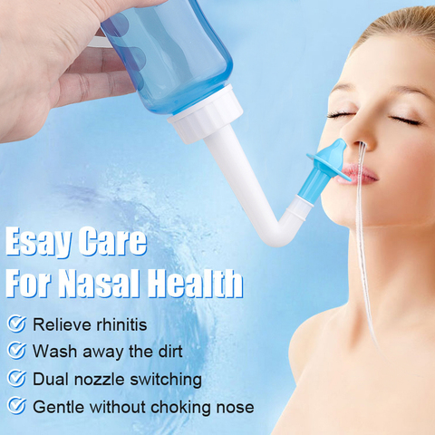 Nose Wash System Sinus & Allergies Relief Nasal Pressure Rinse Neti Pot Nose Trimmer Drop Shipping ► Photo 1/6