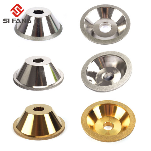 Diamond Grinding Wheel Cup electroplate Grinder Cutter Grinding Disc For Tungsten Steel Milling Cutter Tool Sha ► Photo 1/5