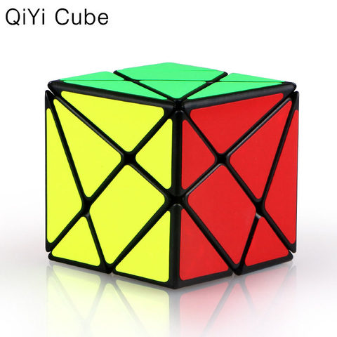 Original QIYI Axis Magic Speed QiYi Cube Change Irregularly Jinggang Puzzle Cubes with Frosted Sticker 3x3x3 Cube ► Photo 1/6