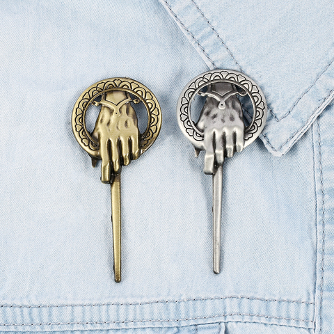 Hand of the King Lapel Inspired Authentic Prop Pin Badge Brooches Movie Jewelry ► Photo 1/6
