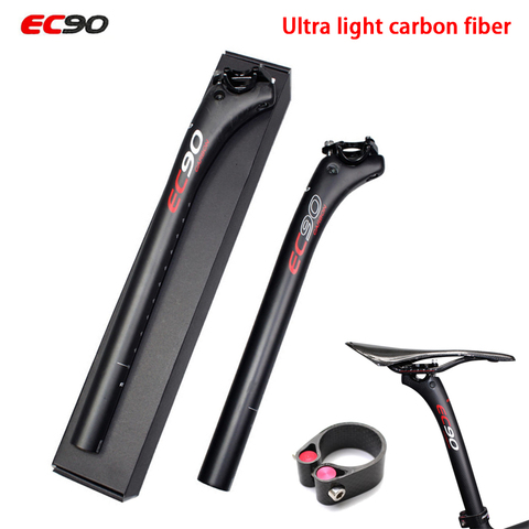 ec90 tige de selle canote tija carbono mtb carbon  dropper seatpost  reggisella carbonio seat post 27.2/30.8/31.6*350/400mm ► Photo 1/6