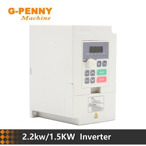 Free Shipping! 220v 1.5kw VFD Variable Frequency Drive 2.2kw vector Inverter Motor Speed Control 0-1000Hz  Frequency Converter ► Photo 1/6