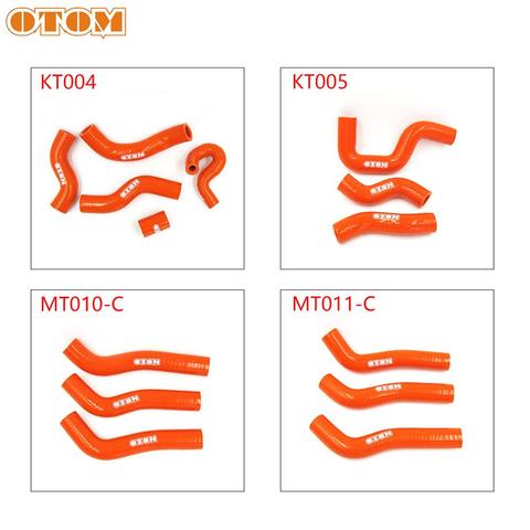 OTOM Motocross Orange Silicone Radiator Hose Kit Car Motor Bike Accessories Tubing Hose For KTM SXF XCF-W XCW EXC-F 250 450 500 ► Photo 1/6