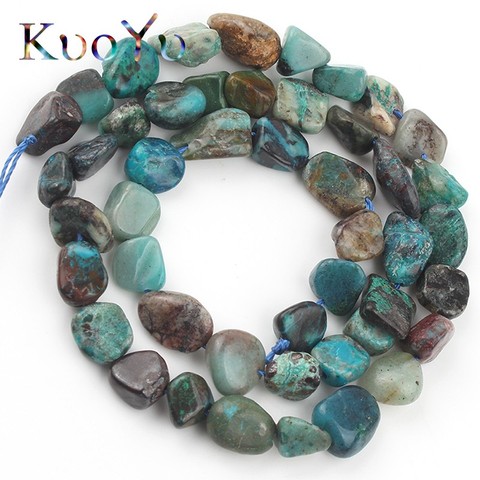 8-10mm Natural Irregular Genuine Chrysocolla Beads Loose stone Beads For Jewelry Making 15inches DIY Bracelet Necklace Wholesale ► Photo 1/6