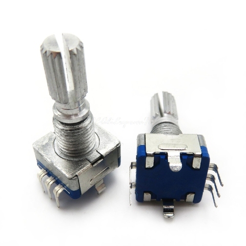 5pcs/lot Plum handle 20mm rotary encoder coding switch / EC11 / digital potentiometer with switch 5 Pin In Stock ► Photo 1/1