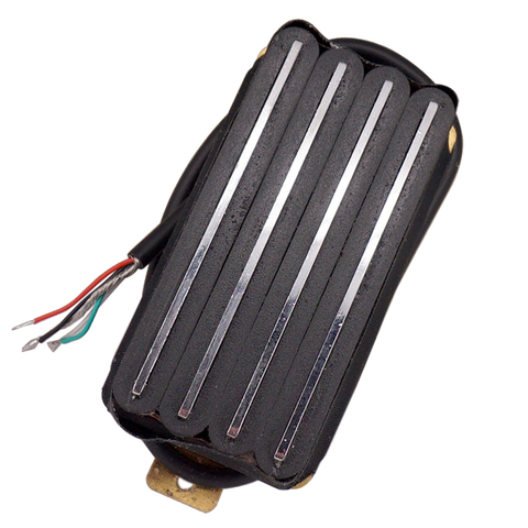 Pickup Double Coil Parts Replacement (Black) for Electric Guitar 4 Hot Rail Humbucker ► Photo 1/6