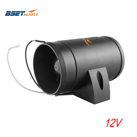 12V In-Line Air Blower Boat Bilge Engine Galley Marine Cabin Ventilation Fan Corrosion Resistant ABS Marine Boat Parts ► Photo 1/6