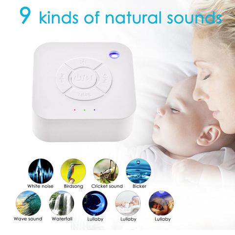 White Noise Machine USB Rechargeable Timed Shutdown Sleep Sound Machine For Sleeping & Relaxation for Baby Adult Office Travel ► Photo 1/6