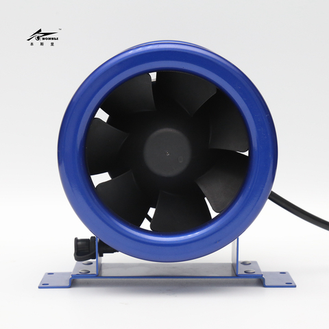 200mm diameter stepless rpm control duct fan 8 inch quiet exhaust ventilation fan axial fan ► Photo 1/2