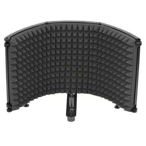 Freeboss FB-PS68 Broadcast Studio Adjustable Angle Foldable Noise Reduction Sound Absorbing Microphone Wind Screen Shield ► Photo 1/6