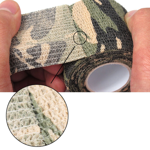 Hunting Camouflage Tape 12 Color Outdoor Hunting Shooting Camouflage Tape 4.5M*5CM Waterproof Camping Stealth Tape Stealth Wrap ► Photo 1/6