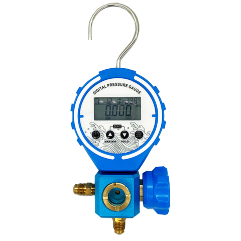 Digital  Manifold Pressure Gauge Refrigeration  Tester Vacuum Pressure Meter HVAC Tester Freon Pressure With sight glass ► Photo 1/6