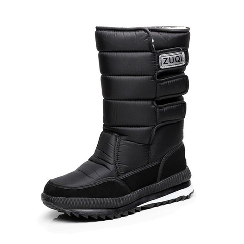 Men Boots Platform Woman Snow Boots for Men Thick Plush Waterproof Slip-resistant 2022 Winter Keep Warm Shoes Plus Size 34 - 47 ► Photo 1/6