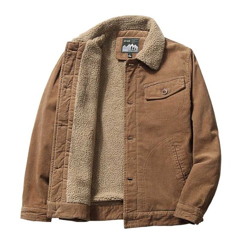 Mcikkny Men Winter Corduroy Jackets Coats Thermal Warm Casual Outwear Clothing For Male Windbreak Size M-5XL ► Photo 1/5