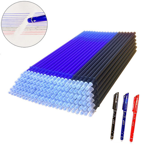 20 Pcs/set Magic Erasable Pen Refills Rod 0.5mm Office Gel Pen Washable Handle Blue Black Red Ink Pen School Writing Stationery ► Photo 1/6