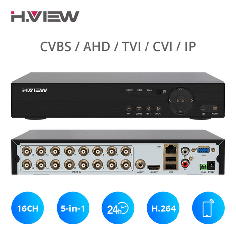 H.View 16ch NVR Video Surveillance Video Recorder CCTV DVR for Home Security Support 4TB SATA HDD 1080P Video Output H.264 DVR ► Photo 1/6
