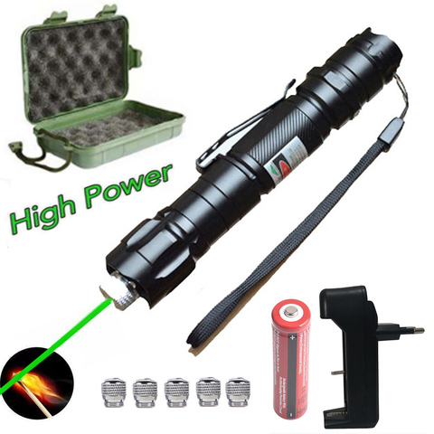 High Power green Laser Pointer 5MW Red Dot Lazer Light Pen Powerful Laser Pen Adjustable Focus 500 to 5000 meters Lazer 009 ► Photo 1/6