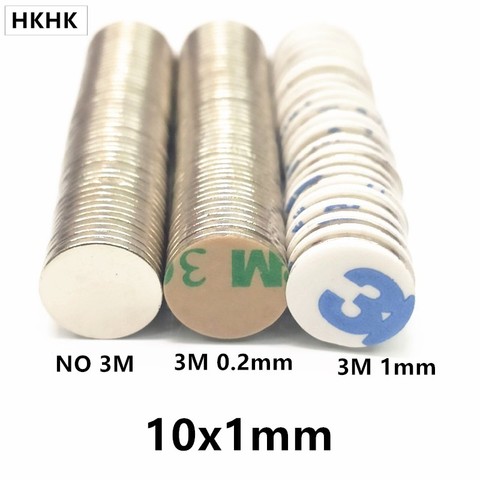 10x1 Neodymium Magnet 10mm x 1mm N42 NdFeB Round Super Powerful Strong Permanent Magnetic imanes Disc 10x1 ► Photo 1/6