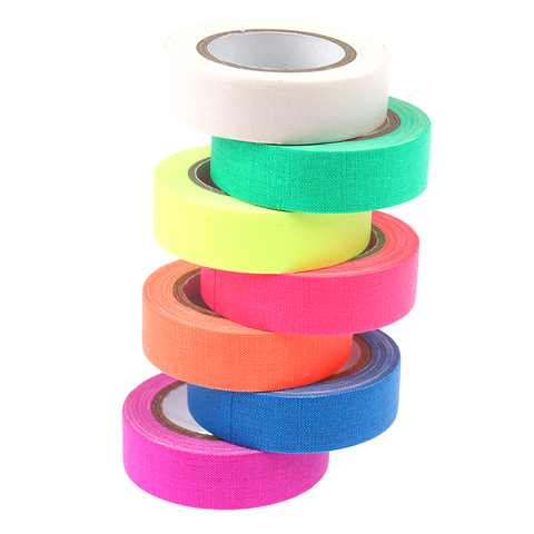 DIY Fluorescent UV Cotton Tape Matt Night Self-Adhesive Glow In The Dark Luminous Tape For Party Floors ► Photo 1/6