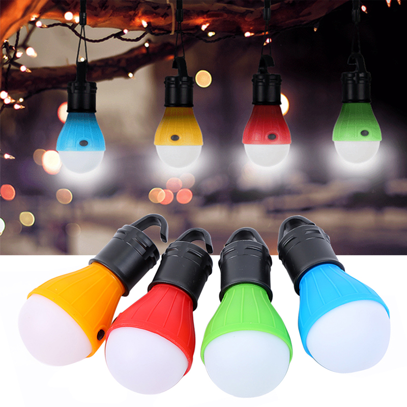 Portable Hanging LED Outdoor Camp Tent Light Bulb Fishing Lantern Lamp Torch 