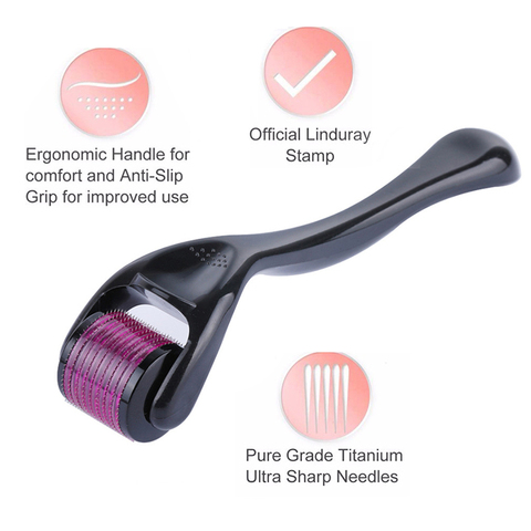 Hair Regrowth Beard Growth Roller Anti Hair Loss Treatment Thinning Hair Receding ► Photo 1/5