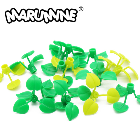 MARUMINE MOC Bricks 150PCS 6255 Broadleaf Clover-lucky Grass Building Blocks Flower Plant Parts City DIY Assembles Particles ► Photo 1/4