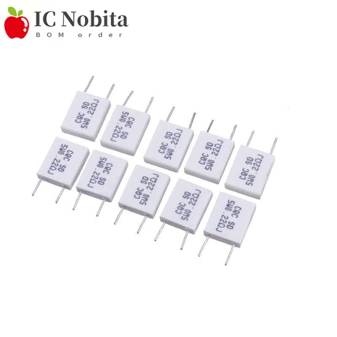 10pcs BPR56 5W 0.01R 0.015R 0.022R 0.025R 0.033R 0.047R Non-inductive Ceramic Cement Resistor 0.05 0.1 0.2 0.5 1 2 4.7 100 Ohm ► Photo 1/3