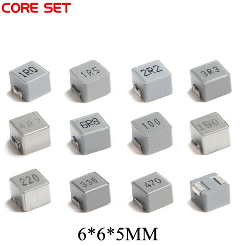 50pcs 0650 SMD Molding Power Inductor 1UH 1.5UH 2.2UH 3.3UH 4.7UH 6.8UH 10UH 15UH 22UH 33UH 47UH 6*6*5MM SMD Inductor ► Photo 1/1