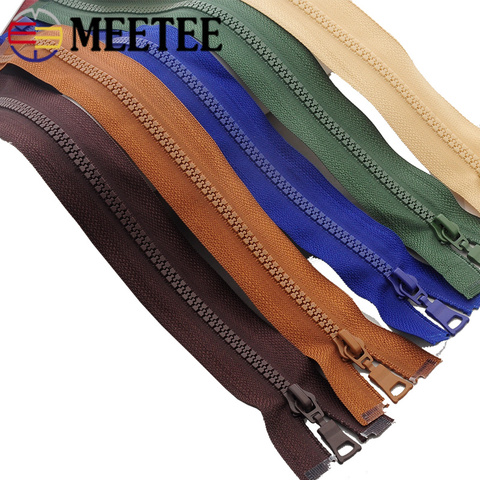 5pcs Meetee 5# Resin Zippers Close-end 15-25cm Open-end 30-80cm Zip Closure Sewing Down Jacket Garment Bags Home Tailor Crafts ► Photo 1/6