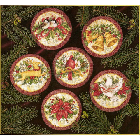 Top Quality Lovely Hot Sell Counted Cross Stitch Kit Old World Holiday Ornaments Ornament dim 08813 ► Photo 1/4