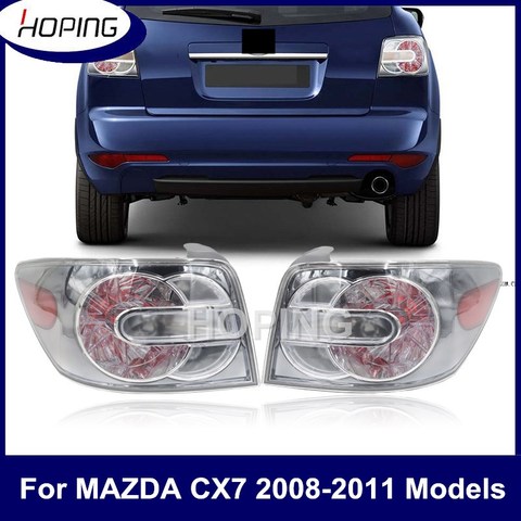 Hoping 2PCS/Pair Rear Bumper Tail Light Tail Lamp For MAZDA CX7 For CX-7 2008 2009 2010 2011 Rear Brake Stop Taillight Taillamp ► Photo 1/6