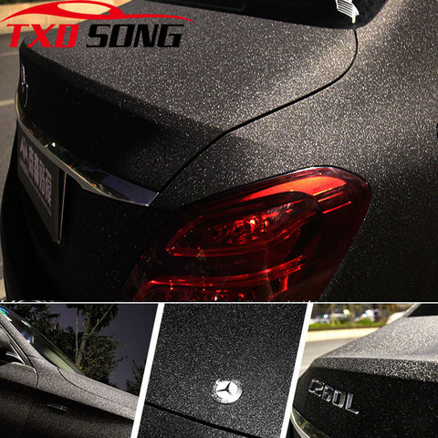 10/20/30x152cmCar Styling black Glitter Diamond Shiny Vinyl Films Wrap For Car Body Car Sticker Auto decoration motorcycle decal ► Photo 1/6