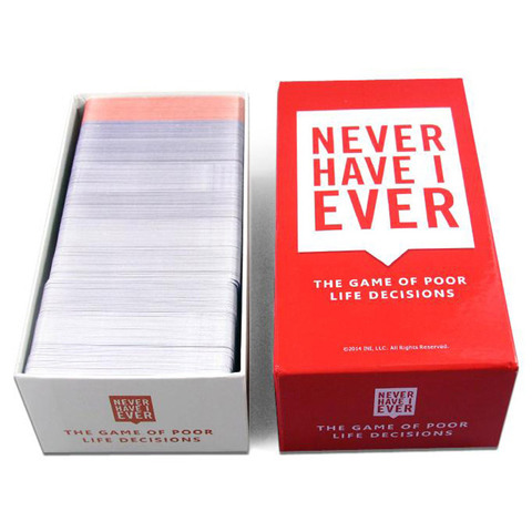 550 cards Never Have Deluxe box mega set board game I ever Bar Night club KTV party Drink table game toy gift for Grownup ► Photo 1/6
