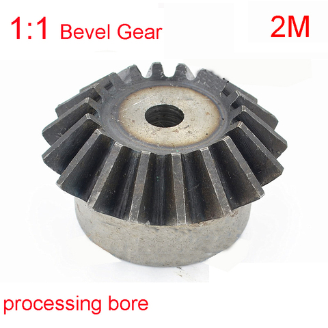 2M 15/16/17/18/19/20-30 Teeth Tapered Bevel Gear Wheel Process Hole For Motor ► Photo 1/1