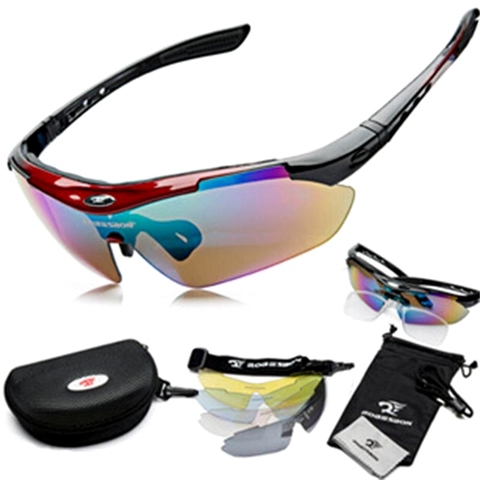 Dropshopping Cycling Polarized Eyewear Glasses Bicycle Sunglasses MTB Road Bike Men Women 5 Lenses Glasses Cycling Equipment ► Photo 1/6