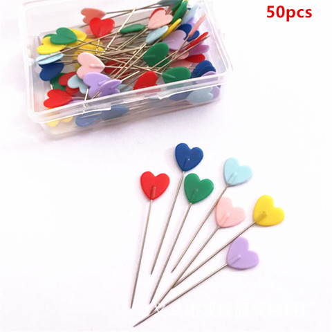 50PCS Buttons Patchwork Pins Needles Flower Sewing Pins DIY Crafts with 6 Types Available DIY Apparel Sewing Pins ► Photo 1/6