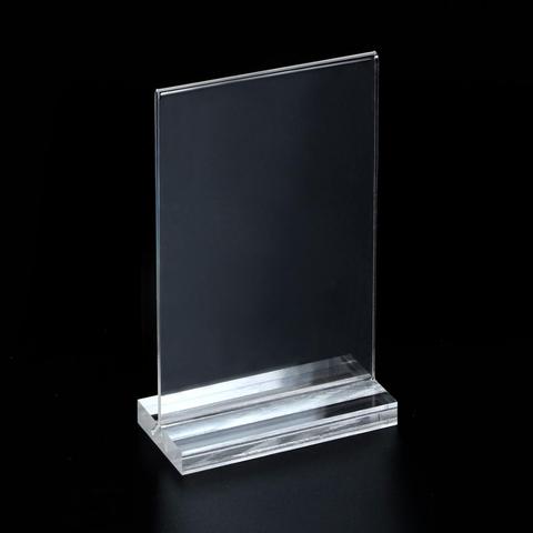 1pc  A4 21x29.7cm Pull-out Acrylic Card Holders Transparent  Product price display holder Table Ordering List Price List holder ► Photo 1/4