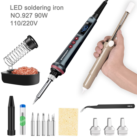 110V/220V 90W Digital Soldering Iron Soldering Iron Electric Soldeirng Iron welding Tools ► Photo 1/6