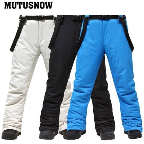 2022 Outdoor -30 Degree Men Snowboard Pants Man Ski Pants Waterproof Breathable Winter Snow Pant Men Brand Ski Skiing Trousers ► Photo 1/6