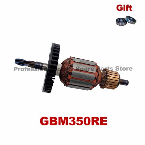 Free Bearing！AC220V-240V Armature Rotor Anchor Motor replacement for BOSCH Cordless Drill GBM500RE GBM400 GBM400RE GBM350RE ► Photo 1/6