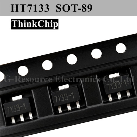 (20 pcs) HT7133 7133 7133-1S0T-89 SMD Fixed LDO Voltage Regulator HT7133-1 SOT89 ► Photo 1/5