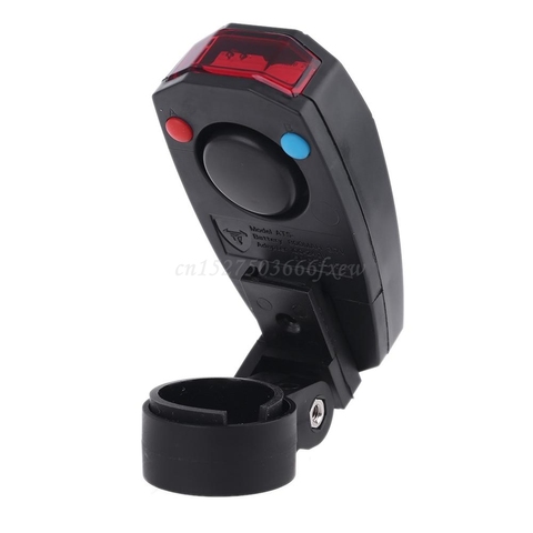 Bicycle Rear Light USB Charge Wireless Remote Control Tail Lamp Bike Finder Lantern Horn Siren Warning Anti-theft Alarm ► Photo 1/6