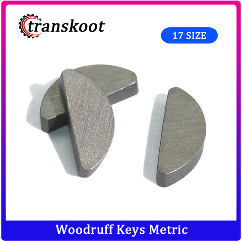 5pcs 10pcs 20pcs M2 to M10 Carbon Steel Woodruff Keys Metal Semicircle Bond Key Different Size Fasteners for Mechanical Industry ► Photo 1/6