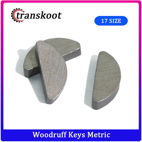 5pcs 10pcs 20pcs M2 to M10 Carbon Steel Woodruff Keys Metal Semicircle Bond Key Different Size Fasteners for Mechanical Industry ► Photo 1/6