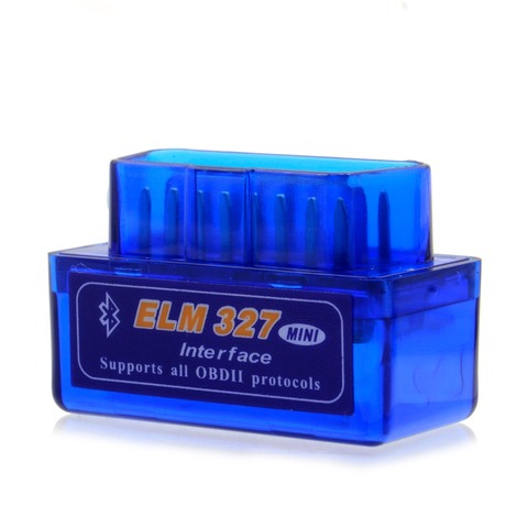 Super Mini Elm327 Bluetooth OBD2 V2.1 Elm 327 V 2.1OBD 2 Car Diagnostic-Tool Scanner Elm-327 OBDII Adapter Auto Diagnostic Tool ► Photo 1/2